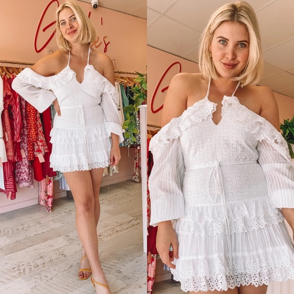 Alice McCall Love of Mine Broderie Anglaise Dress Size 4 - Picture 4 of 16